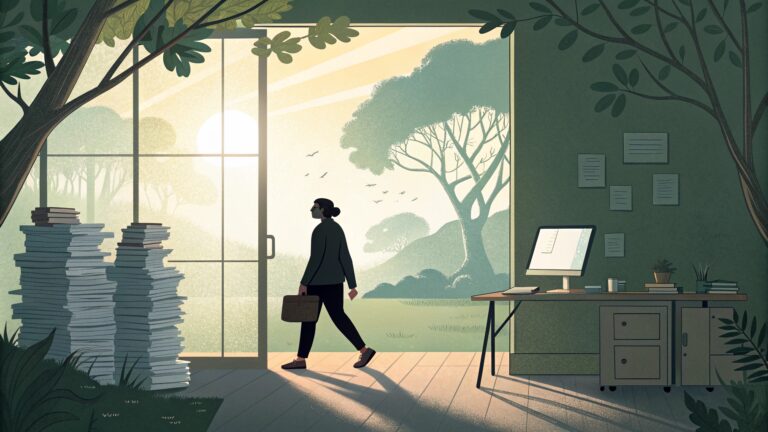 no job is worth your mental health